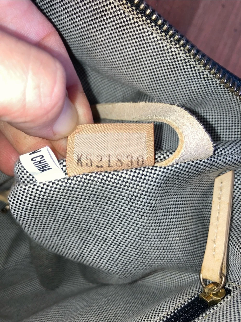 Dooney & Bourke Navy Blue and Cream Logo Satchel